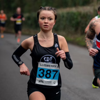 CDF black race vest - Ladies Fit - Image 4