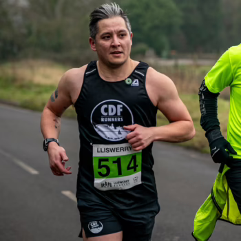 CDF black race vest - Ladies Fit - Image 5